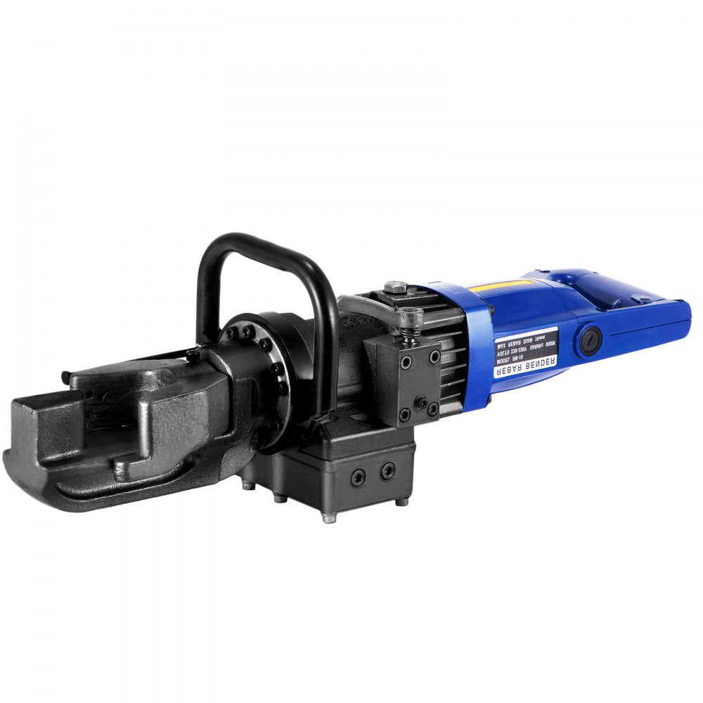 VEVOR Electrical Hydraulic Rebar Bender Machine 800w Portable Hand Held Rebar RB-16 Electric Rebar Bender for Bending Steel Rope 