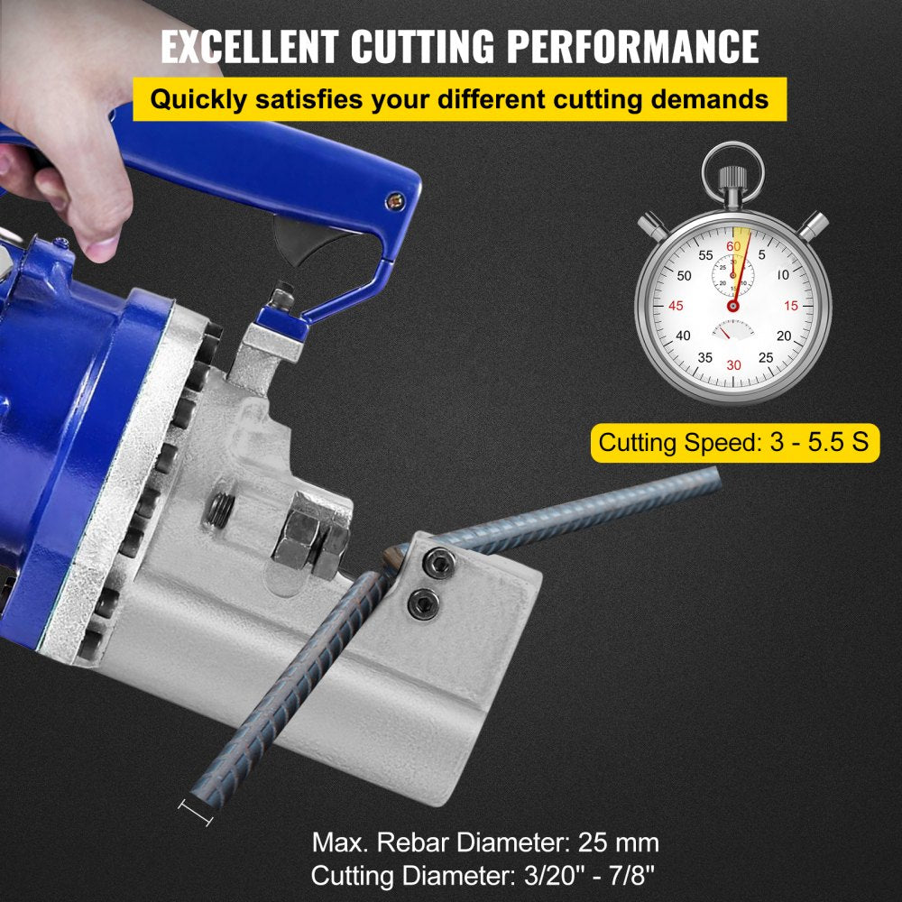 RC-25 Portable Electric Hydraulic Rebar Cutter New 