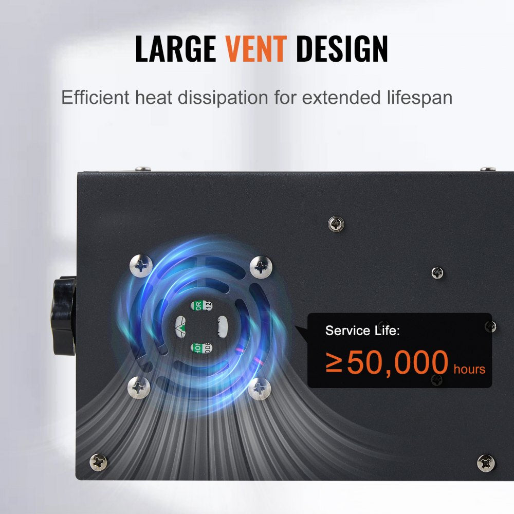 VEVOR Stage Lights, 4 in 1 RGB Party Lights, LED Pattern Strobe Light, Mixed Lighting Effects Sound Activated with Red & Green Effect Light for DJ Club Disco Party Wedding Birthday Christmas (Black) 