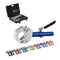 VEVOR Hydraulic Hose Crimper, Hydra-Krimp AC Hose Crimper Kit with 7 Dies Snap-On, Integral Manual Hydraulic A/C Hoses Crimping Tool for Automotive & Air Conditioning Repair - with Carrying Case