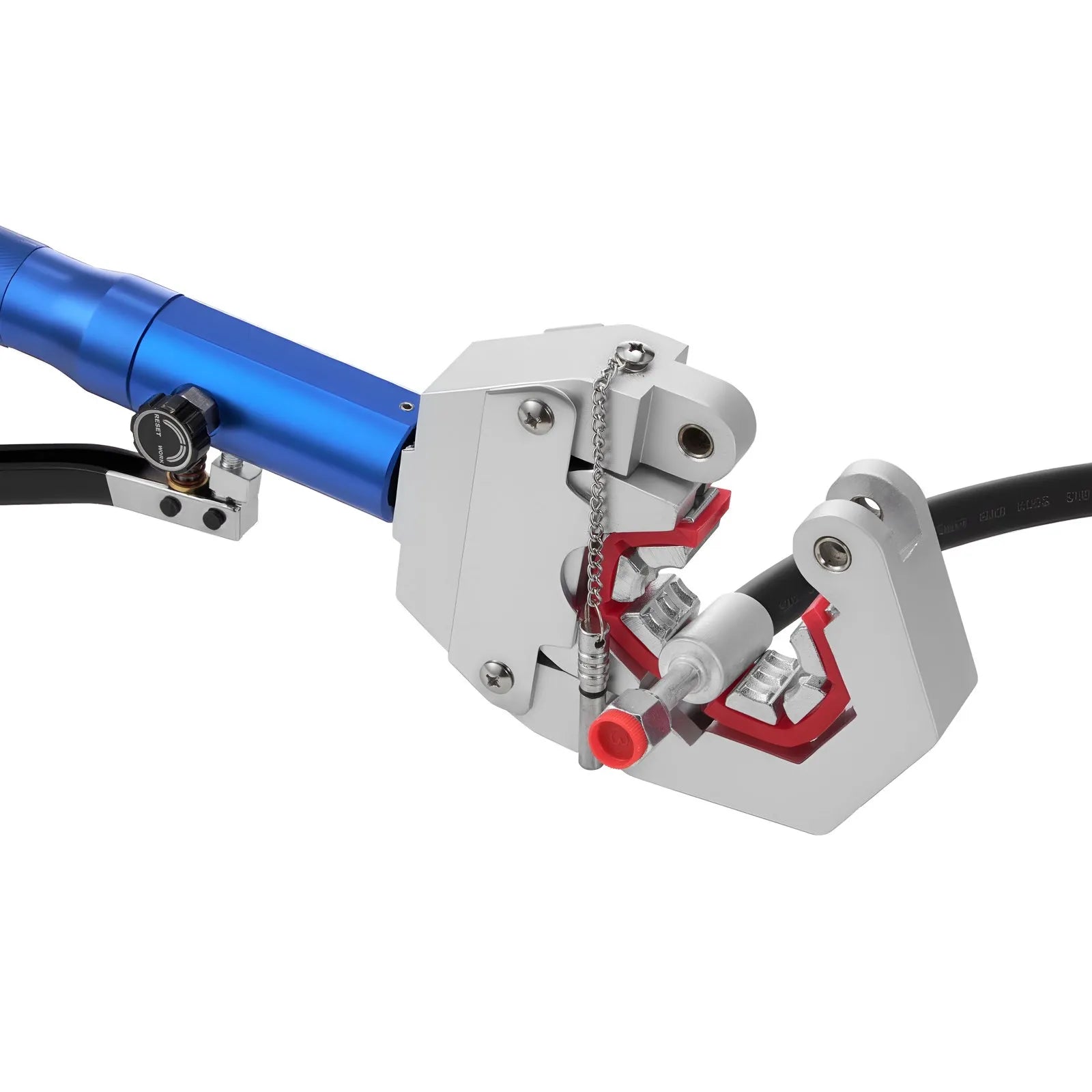 VEVOR Hydraulic Hose Crimper, Hydra-Krimp AC Hose Crimper Kit with 7 Dies Snap-On, Integral Manual Hydraulic A/C Hoses Crimping Tool for Automotive & Air Conditioning Repair - with Carrying Case 