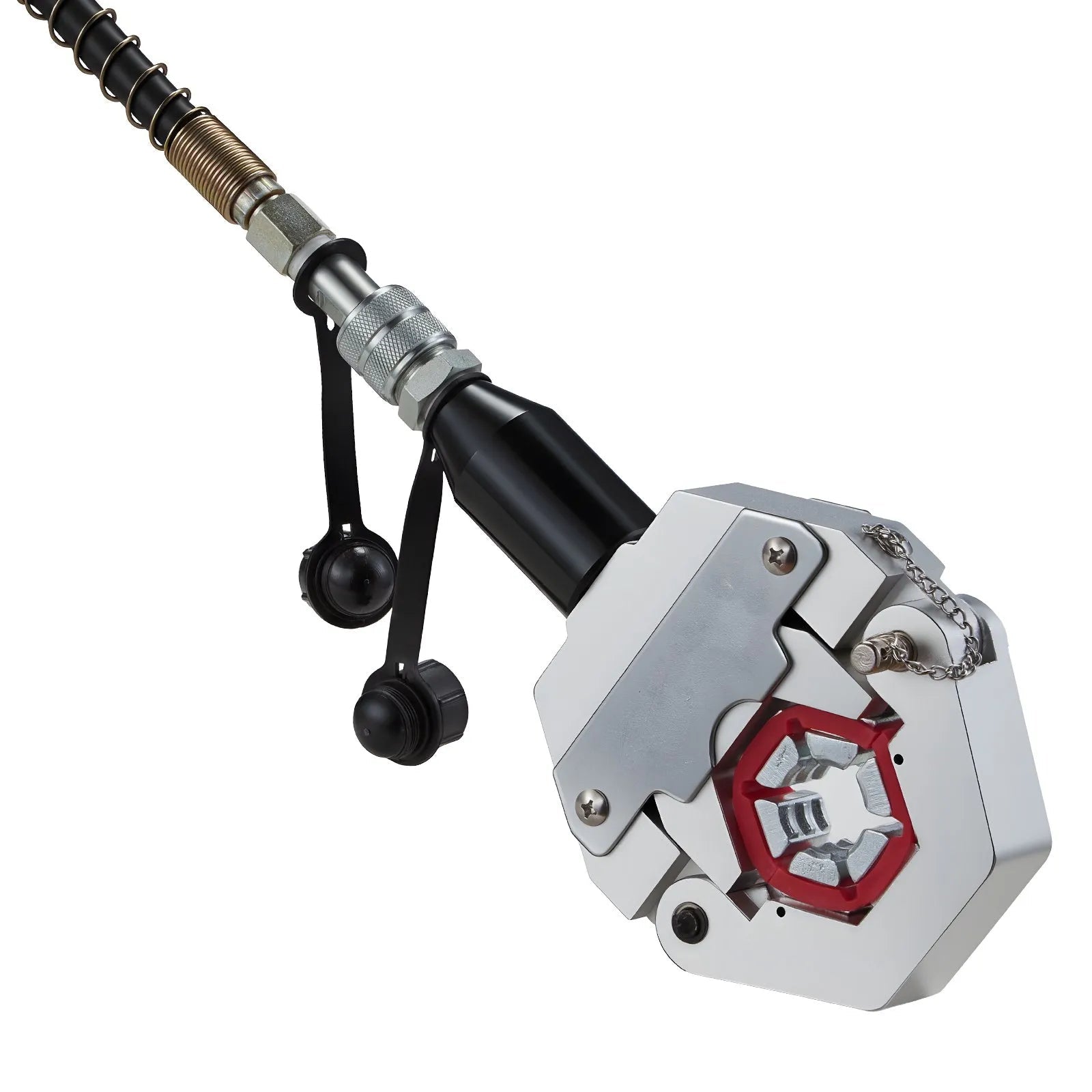 VEVOR Hydraulic Hose Crimper, Hydra-Krimp AC Hose Crimper Kit with 7 Dies Snap-On & Carrying Case, Hydraulic A/C Hoses Crimping Tool for Automotive & Air Conditioning Repair (Split with Manual Pump) 