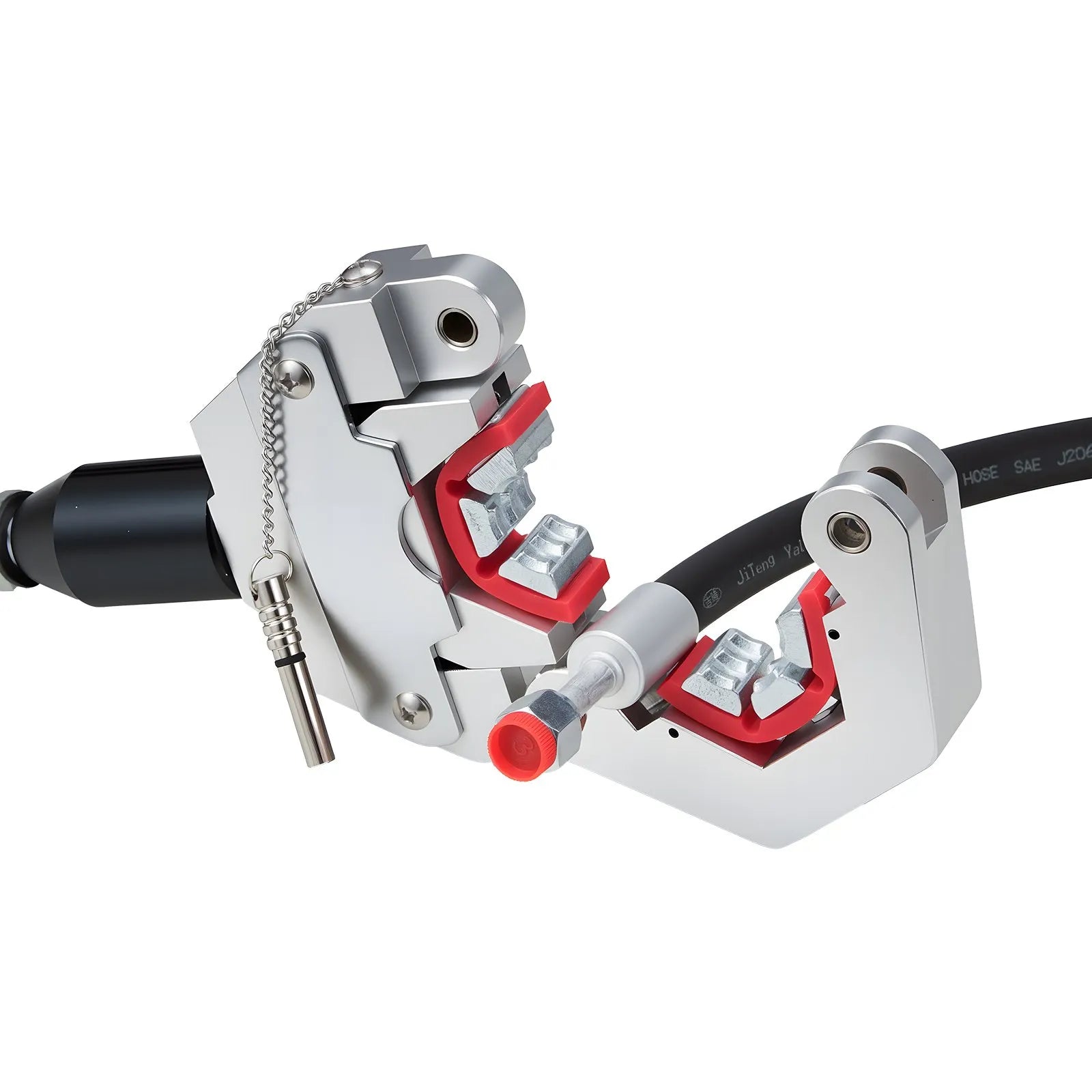 VEVOR Hydraulic Hose Crimper, Hydra-Krimp AC Hose Crimper Kit with 7 Dies Snap-On & Carrying Case, Hydraulic A/C Hoses Crimping Tool for Automotive & Air Conditioning Repair (Split with Manual Pump) 