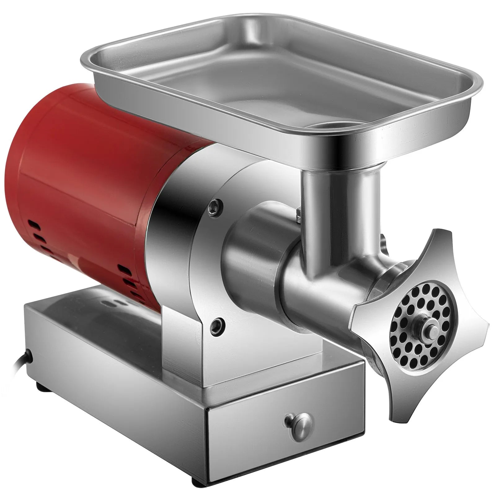 VEVOR Electric Meat Grinder, 661 Lbs/Hour 1100 W Meat Grinder Machine, 1.5 HP Electric Meat Mincer with?2?Grinding?Plates,?Sausage?Kit Set Meat Grinder Heavy Duty, Home Kitchen & Commercial Use Red