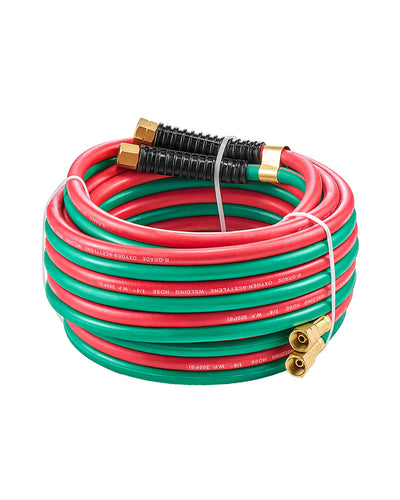 VEVOR Oxygen Acetylene Hose 1/4-Inch x 25FT Oxy Acetylene Hose R Grade 300PSI 