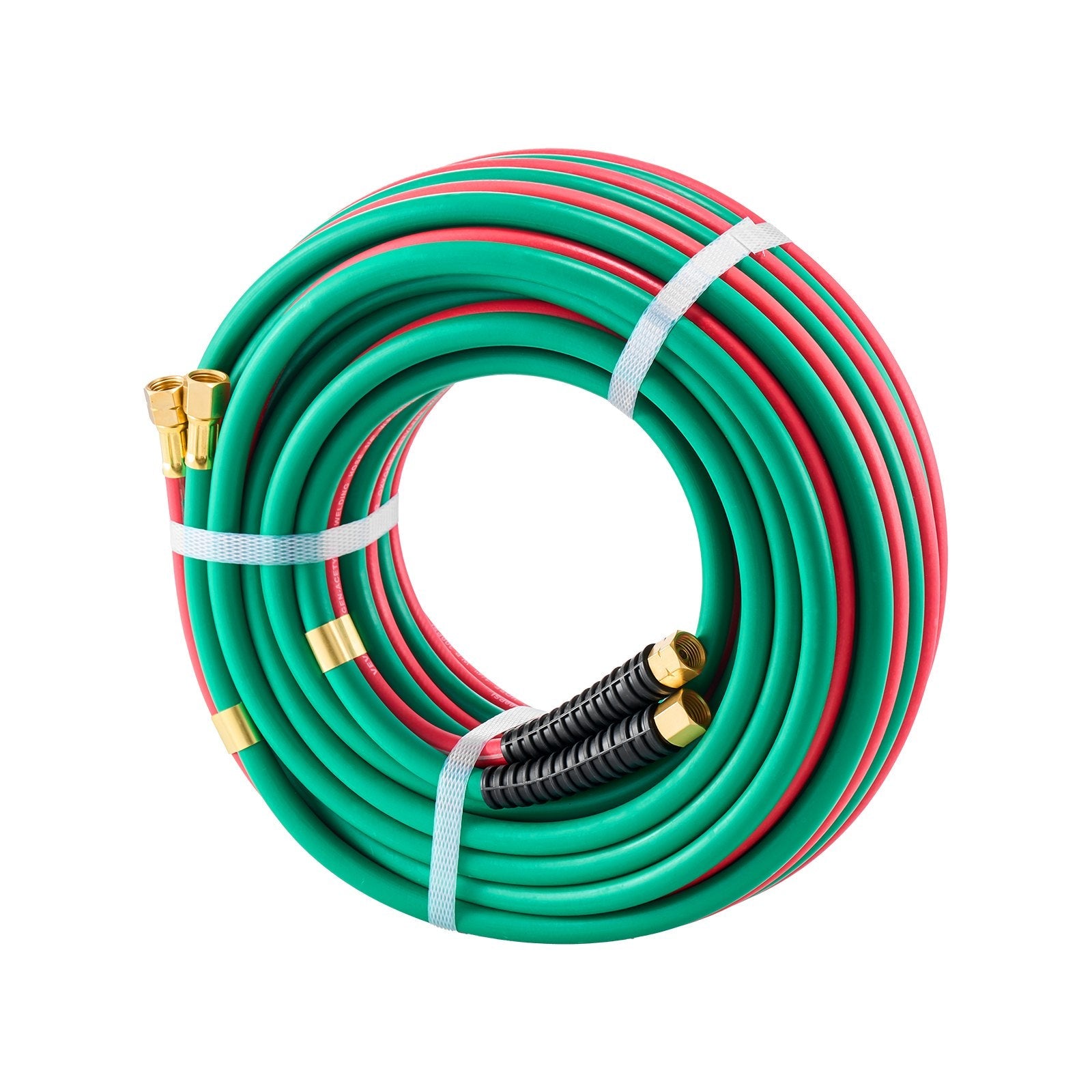 VEVOR Oxygen Acetylene Hose 1/4-Inch x 50FT Oxy Acetylene Hose R Grade 300PSI 