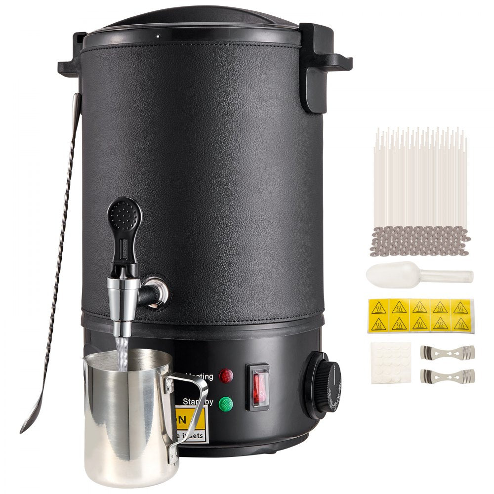 VEVOR Wax Melter for Candle Making, 6.5 Liter Large Electric Wax Melting Pot Easy Pour Spout & 9-level Temperature Control, Easy Clean for Candle Soap Cream Beauty Bulk Production Business or Home 