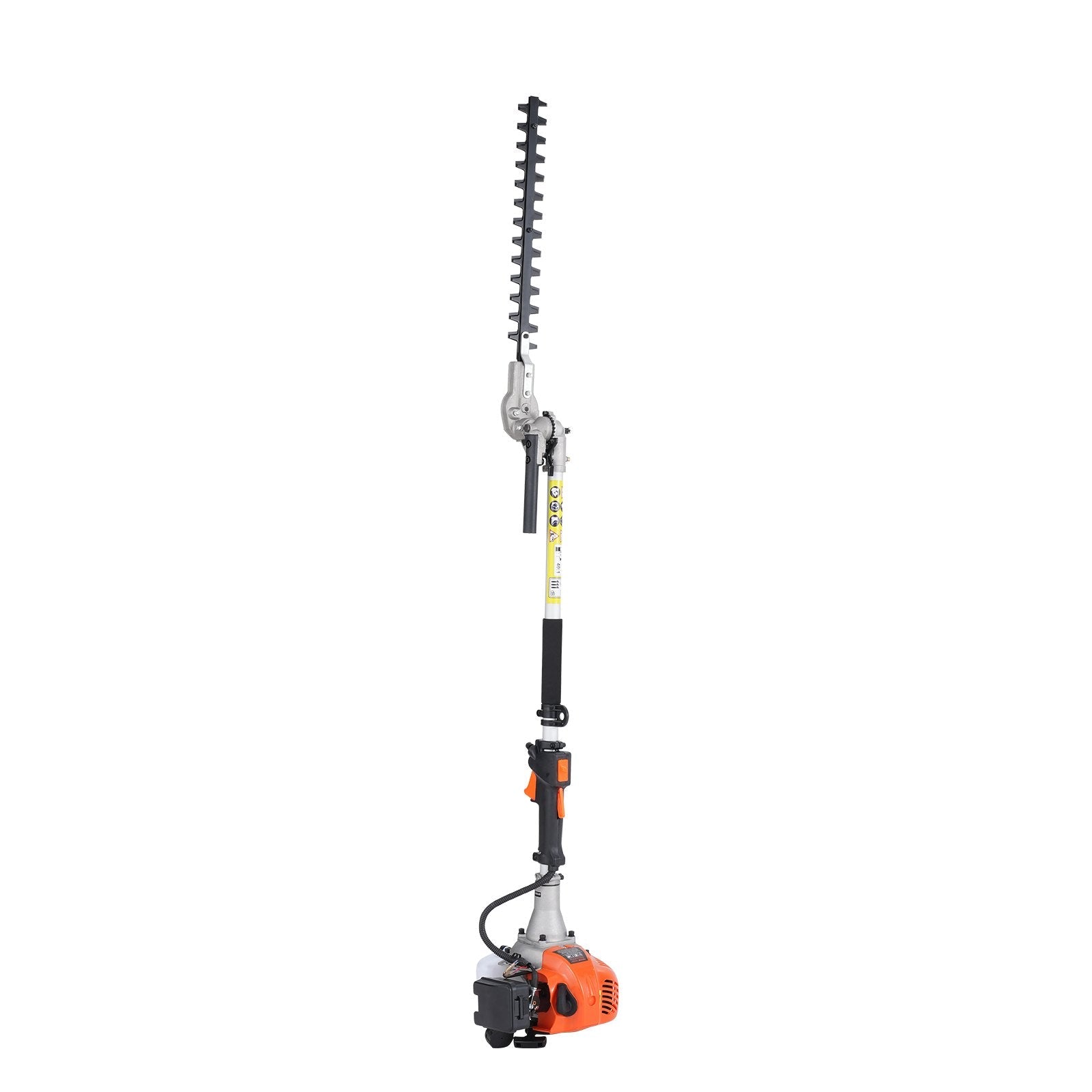 VEVOR 15.7-inch 26CC 2 Cycle Gas Hedge Trimmer, Gas Powered Pole Hedge Trimmer with Dual Sided Dual Action Blade, 270° Adjustable Trimmer Head, Suitable for Trimming Shrubs, Bushes 