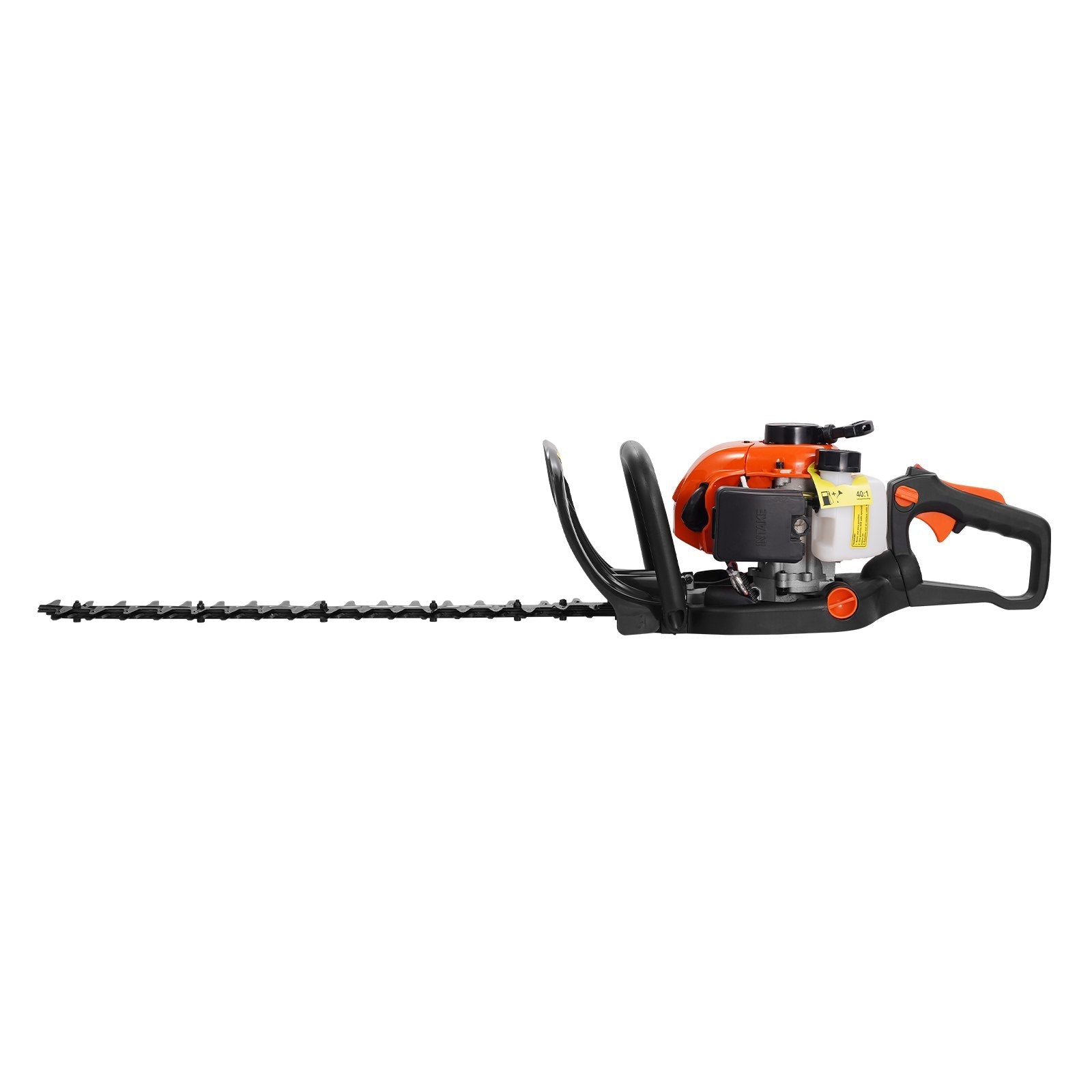 VEVOR 23.2-inch 26CC 2 Cycle Gas Hedge Trimmer, Gas Powered Handheld Hedge Trimmer with Dual Sided Dual Action Blade, 180° Adjustable Trimmer Head, Suitable for Trimming Shrubs, Low Bushes 