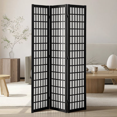 VEVOR Room Divider Japanese Wall Divider 3 Panel Screen for Room Separation 
