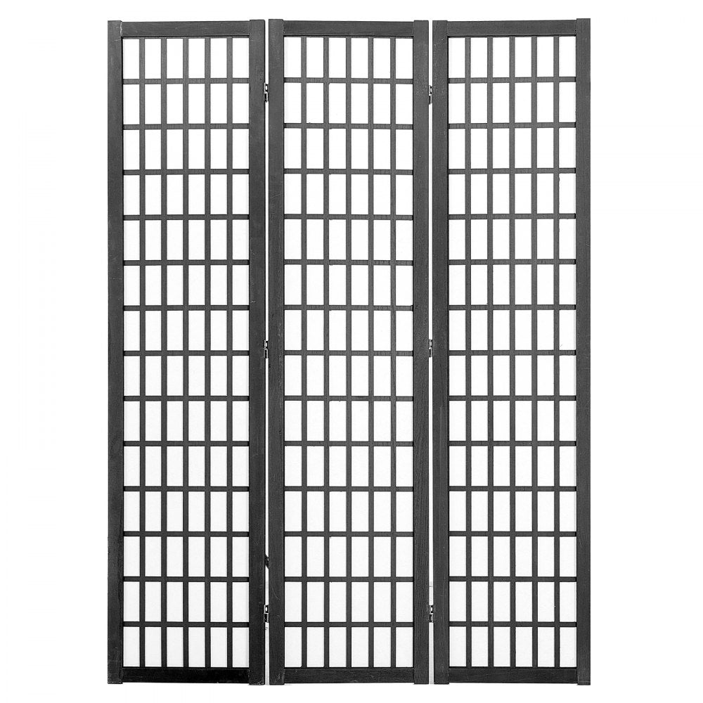 VEVOR Room Divider Japanese Wall Divider 3 Panel Screen for Room Separation 
