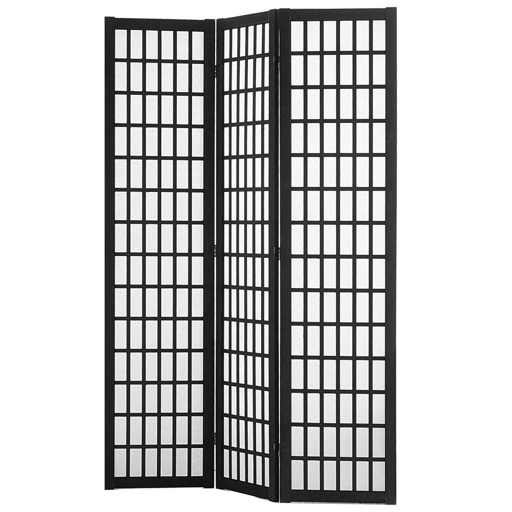 VEVOR Room Divider Japanese Wall Divider 3 Panel Screen for Room Separation 