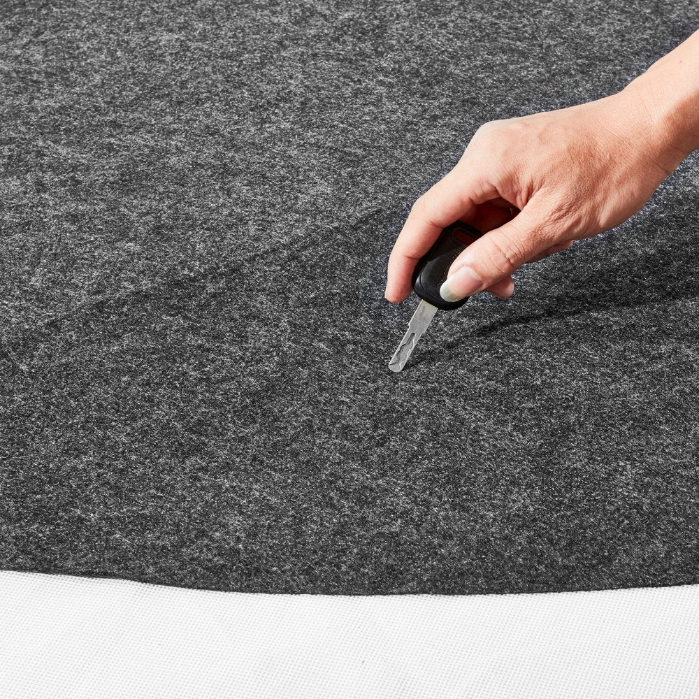 VEVOR 80 Inch Diameter Round Hot Tub Mat, Extra Large Inflatable Hot Tub Pad, Waterproof Slip-Proof Backing, Absorbent Spa Pool Ground Base Flooring Protector Mat Reusable Outdoor & Indoor 