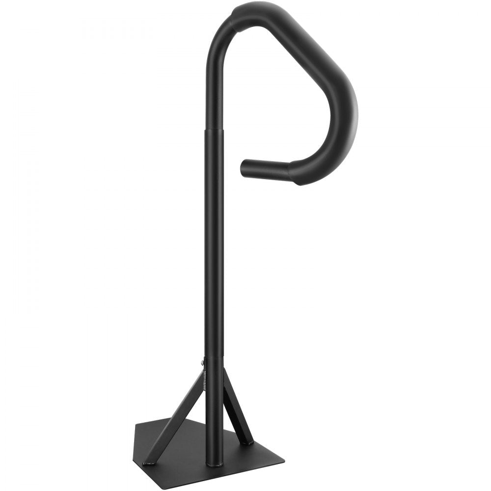 VEVOR Hot Tub Handrail, 360 Rotatable Spa Side Handrail with 48"-63" Adjustable Height, Rust-proof Aluminum Spa Step Hot Tub Hand Rail with Slide-Under Mount Base for Indoor & Outdoor, 600LBS Capacity 