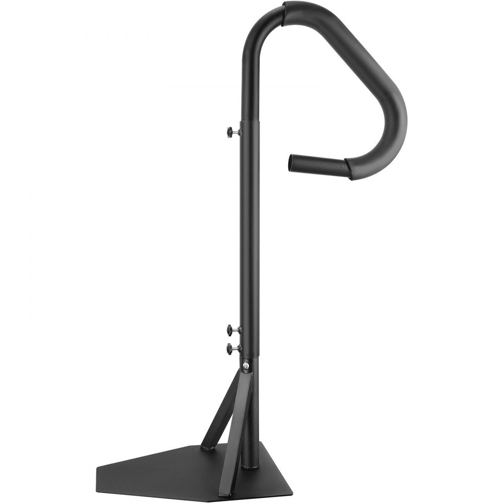 VEVOR Hot Tub Handrail, 360 Rotatable Spa Side Handrail with 48"-63" Adjustable Height, Rust-proof Aluminum Spa Step Hot Tub Hand Rail with Slide-Under Mount Base for Indoor & Outdoor, 600LBS Capacity 