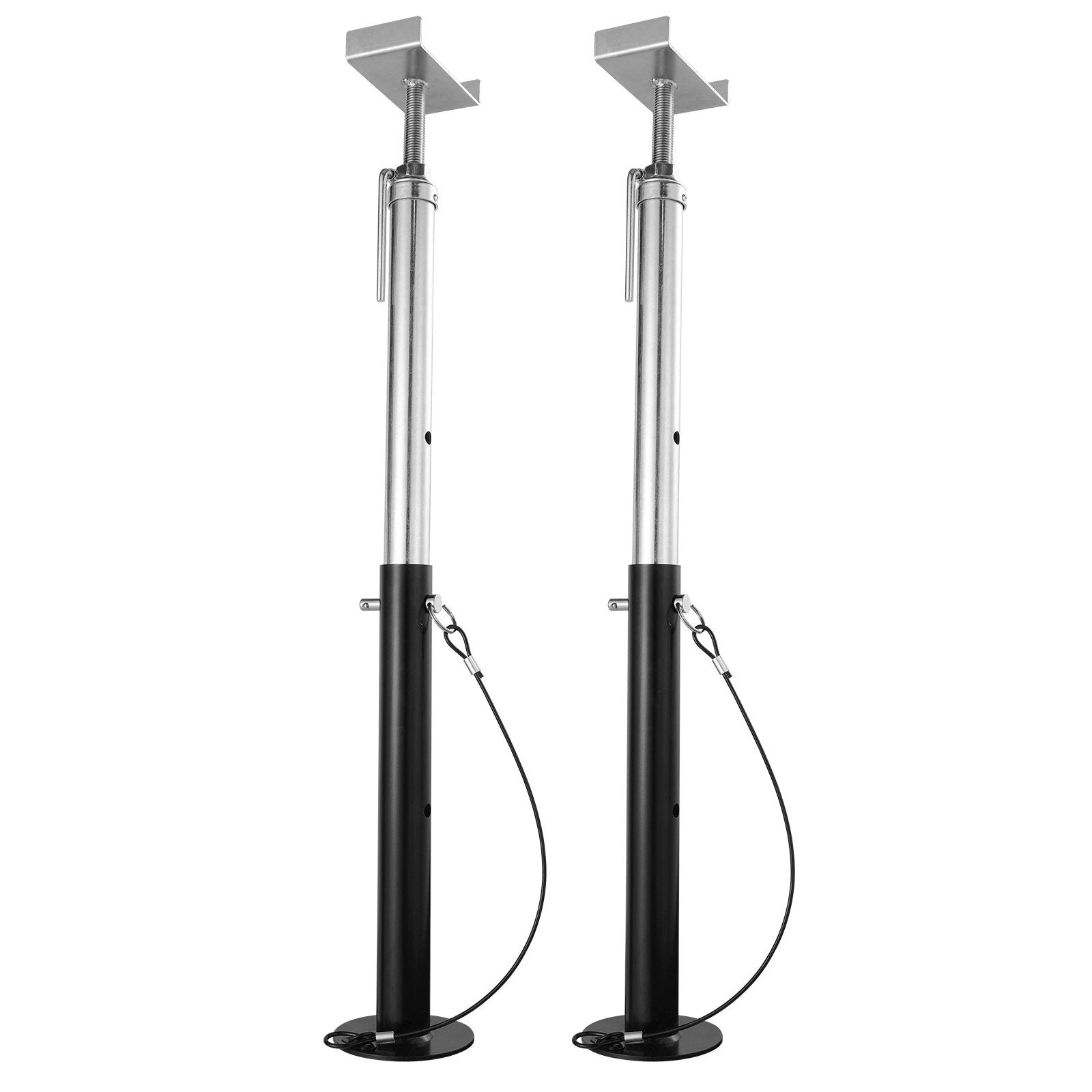 VEVOR RV Slide Out Support Jacks, 5000 lbs Capacity Each Slide Out Stabilizer, Adjusts from 20"-48" Camper Slide Out Support Jacks, Heavy-duty Slideout Stabilizers for RV, Camper and Travel Trailer 
