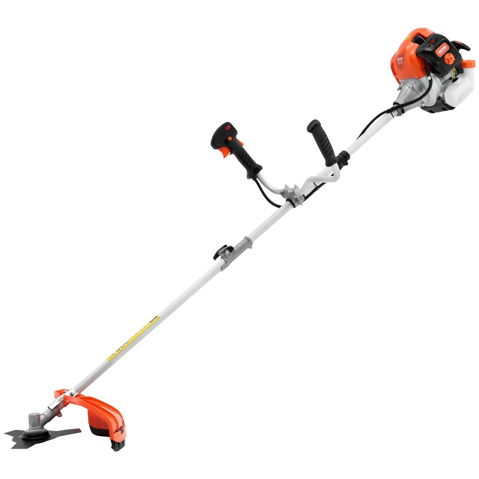 VEVOR Cordless String Trimmer 16.9" 42.7CC 2-Stroke Gas Powered Grass Trimmer
