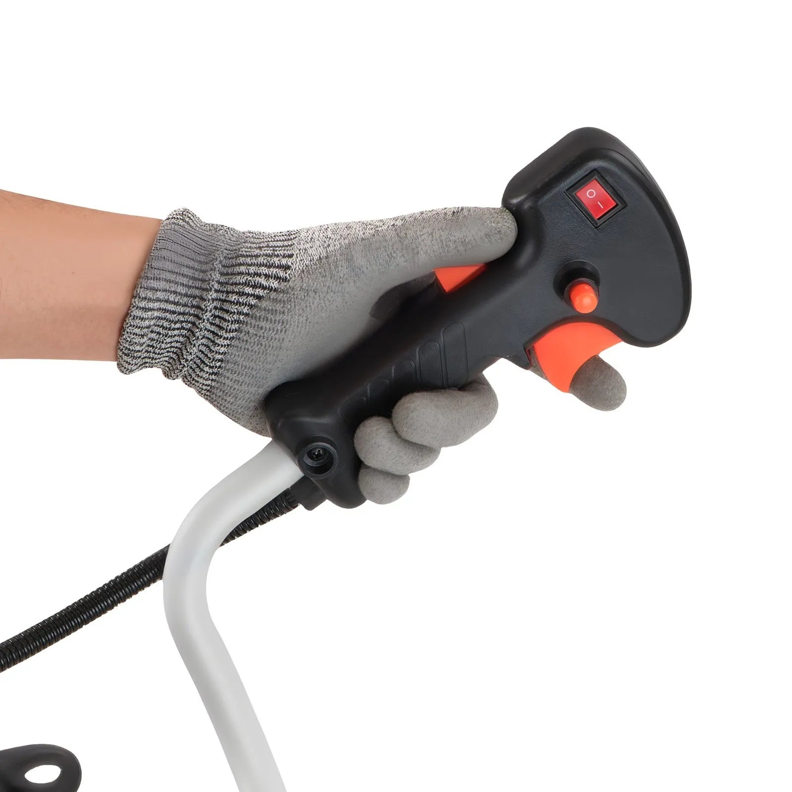 52cc Gas Powered String Trimmer & Brush Cutter with 17" Cutting Swath, 3T Steel Blade, Shoulder Strap & Nylon Trimmer Head
