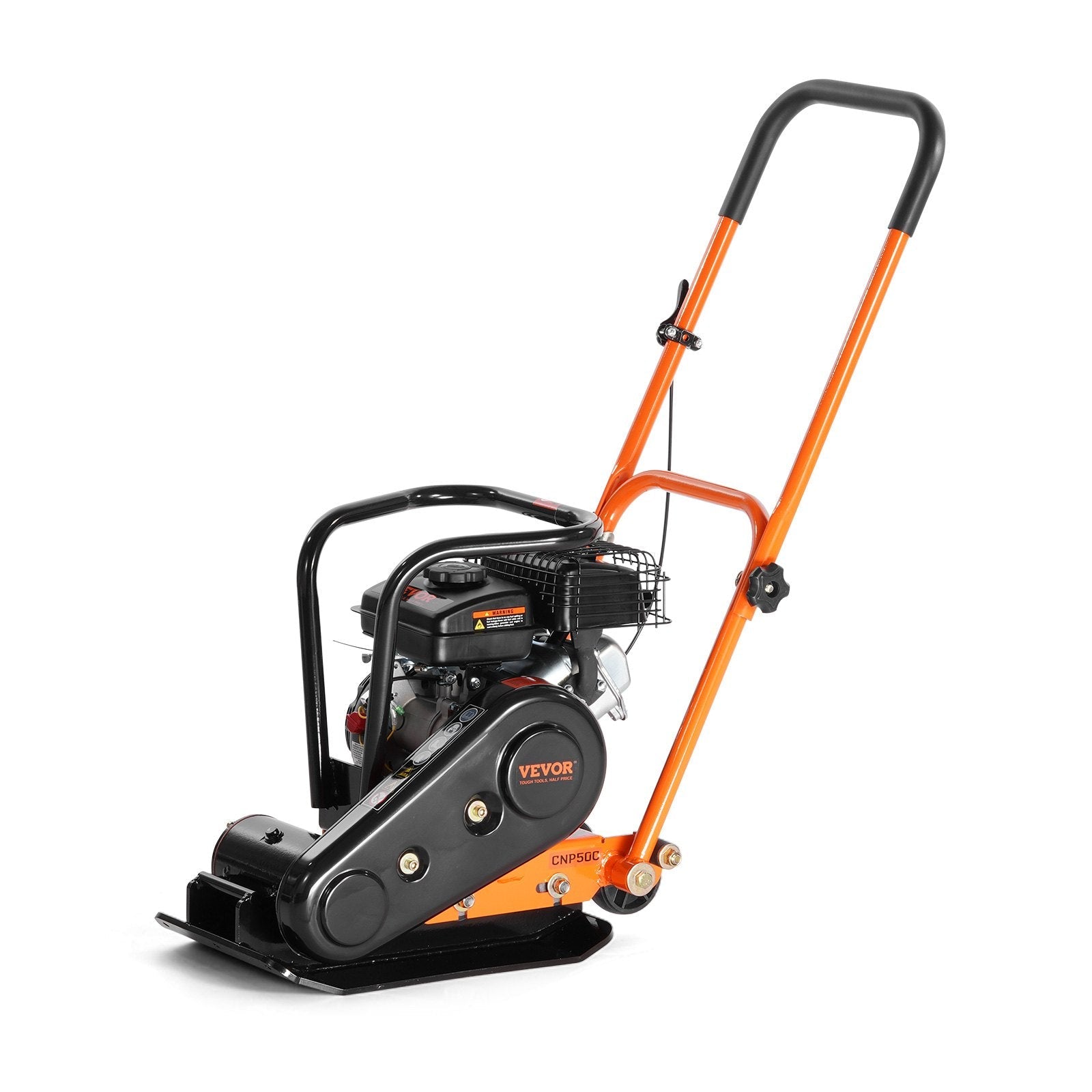 VEVOR Plate Compactor, 2.8 HP 78.5CC Gas Engine 5,250 VPM, 1,920 lbs Force Vibratory Compaction Tamper with 18.7 x 11.8 inch Plate for Walkways, Patios, Asphalts, Paver Landscaping 
