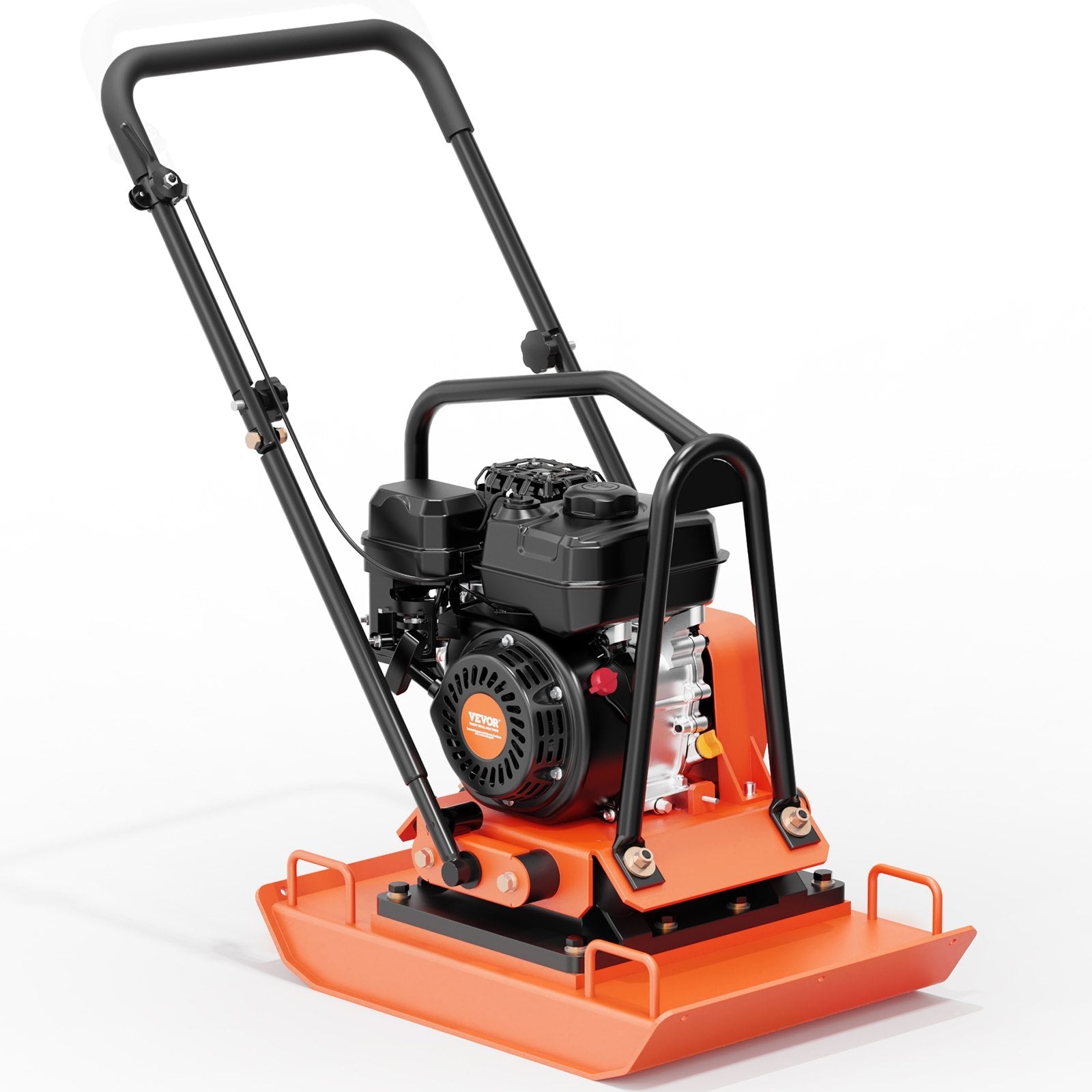 VEVOR Plate Compactor 7.0 HP Engine 432 sq. in Plate 5400 RPM Ground Compactor 