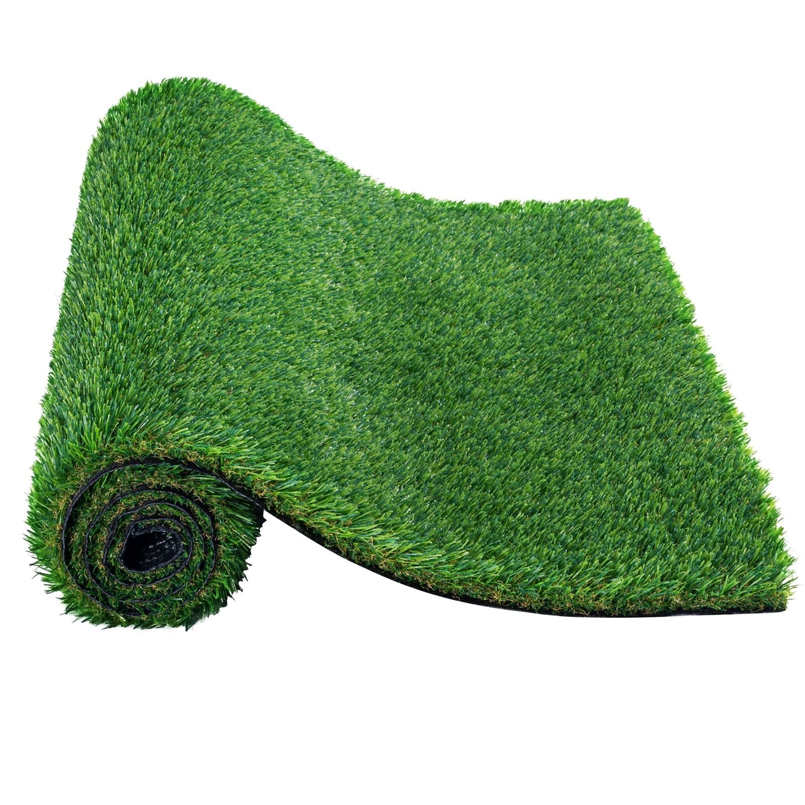 VEVOR Artifical Grass, 3 x 5 ft Rug Green Turf, 1.38" Fake Door Mat Outdoor Patio Lawn Decoration, Easy to Clean with Drainage Holes, Perfect For Multi-Purpose Home Indoor Entryway Scraper Dog Mats 