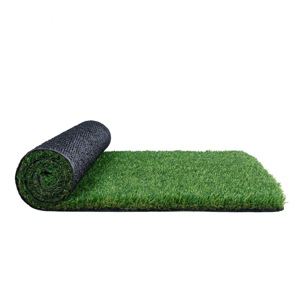 VEVOR Artifical Grass, 4 x 6 ft Rug Green Turf, 1.38"Fake Door Mat Outdoor Patio Lawn Decoration, Easy to Clean with Drainage Holes, Perfect For Multi-Purpose Home Indoor Entryway Scraper Dog Mats 