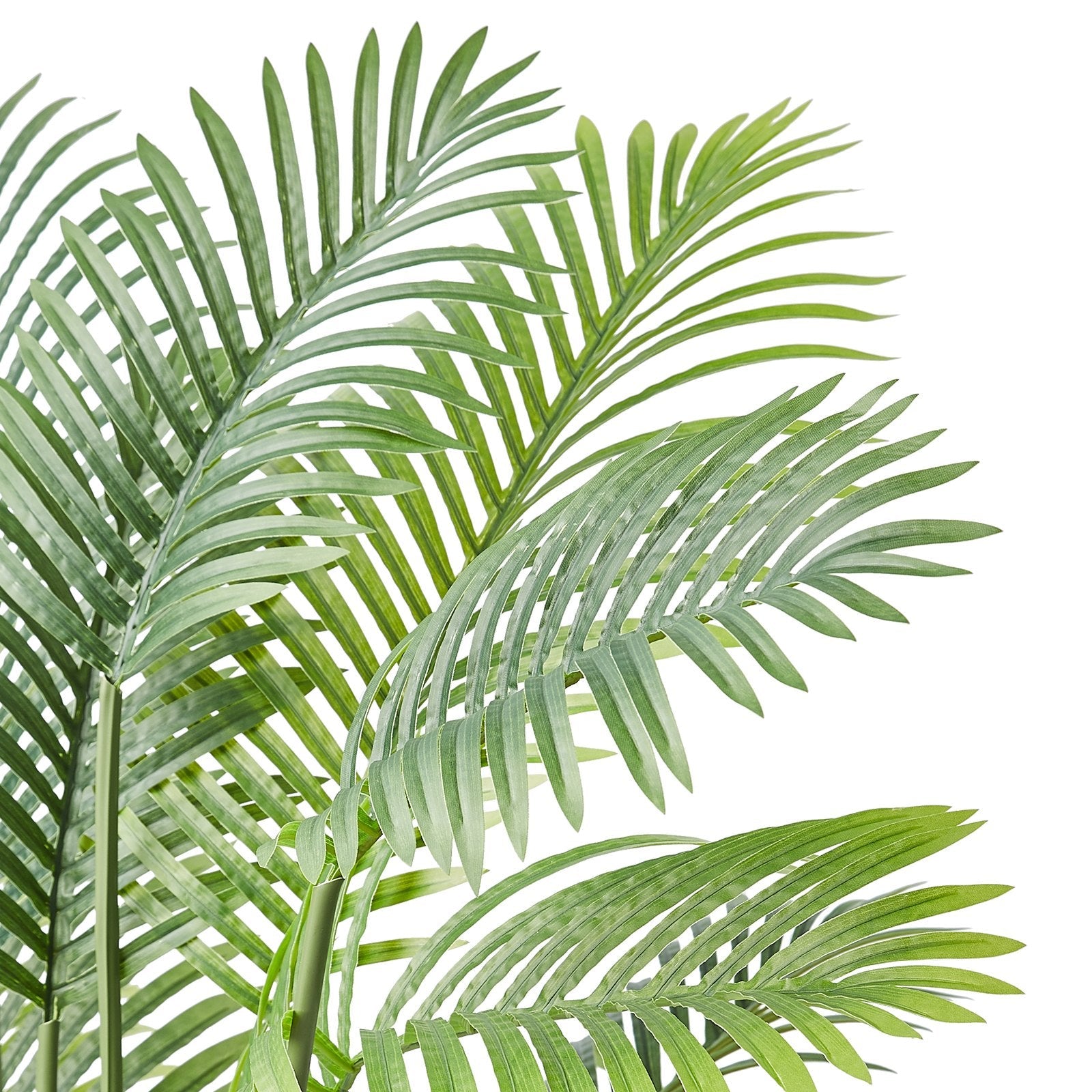 VEVOR Artificial Palm Tree, 4 FT Tall Faux Plant, Secure PE Material & Anti-Tip Tilt Protection Low-Maintenance Plant, Lifelike Green Fake Tree for Home Office Warehouse Decor Indoor Outdoor 