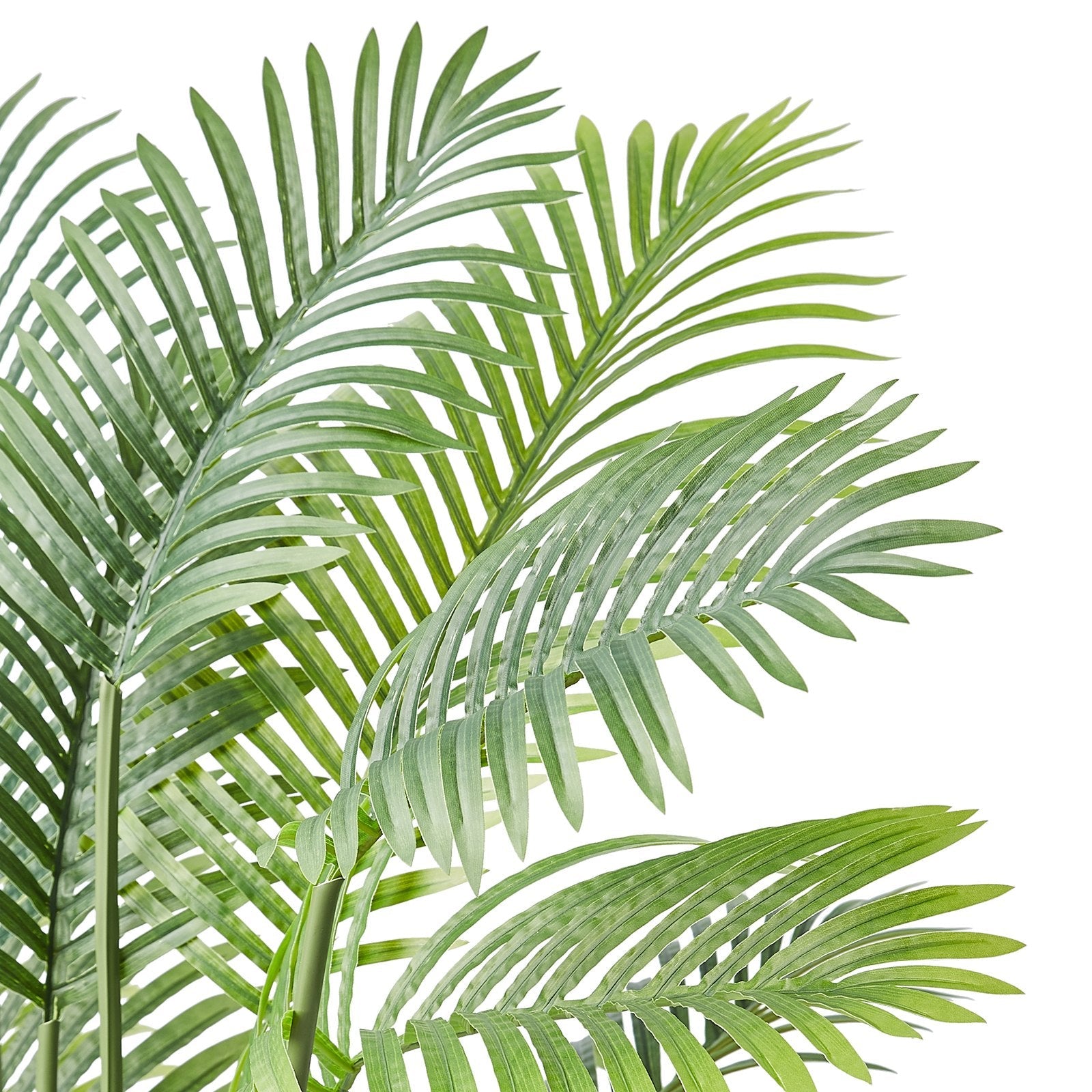 VEVOR Artificial Palm Tree, 5 FT Tall Faux Plant, Secure PE Material & Anti-Tip Tilt Protection Low-Maintenance Plant, Lifelike Green Fake Tree for Home Office Warehouse Decor Indoor Outdoor 