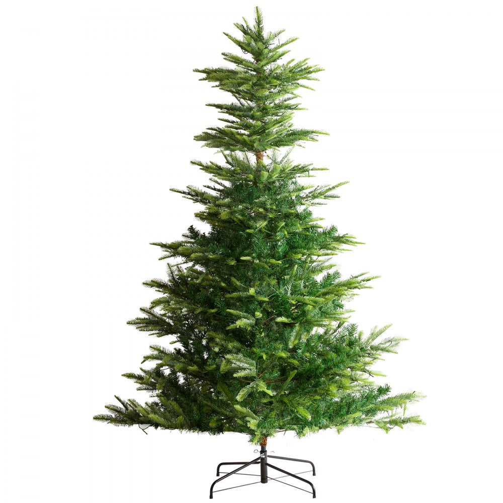 VEVOR Christmas Tree 6.5ft Prelit Artificial Tree with 350 White LEDs 900 Tips 