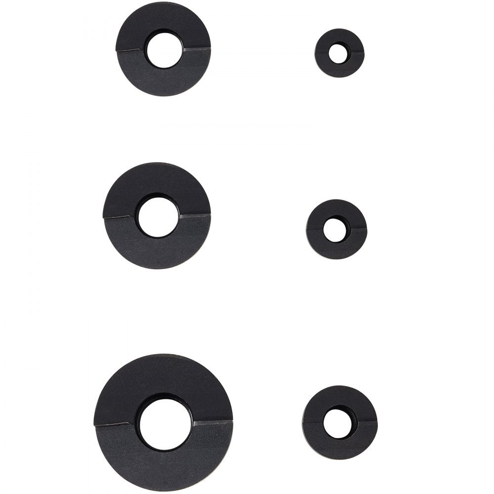 VEVOR 10 Ton Hydraulic Knockout Punch Driver Kit Hole Tool 1/2"-2" with 6 Dies 