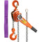 VEVOR Lever Chain Hoist, 0.75Ton 1650lbs Capacity Ratchet Puller with 10FT Max. Lifting Height, Come Along 2 Heavy Duty Steel Hooks, Manual Handling Tool for Cargo Moving in Construction, Warehouse