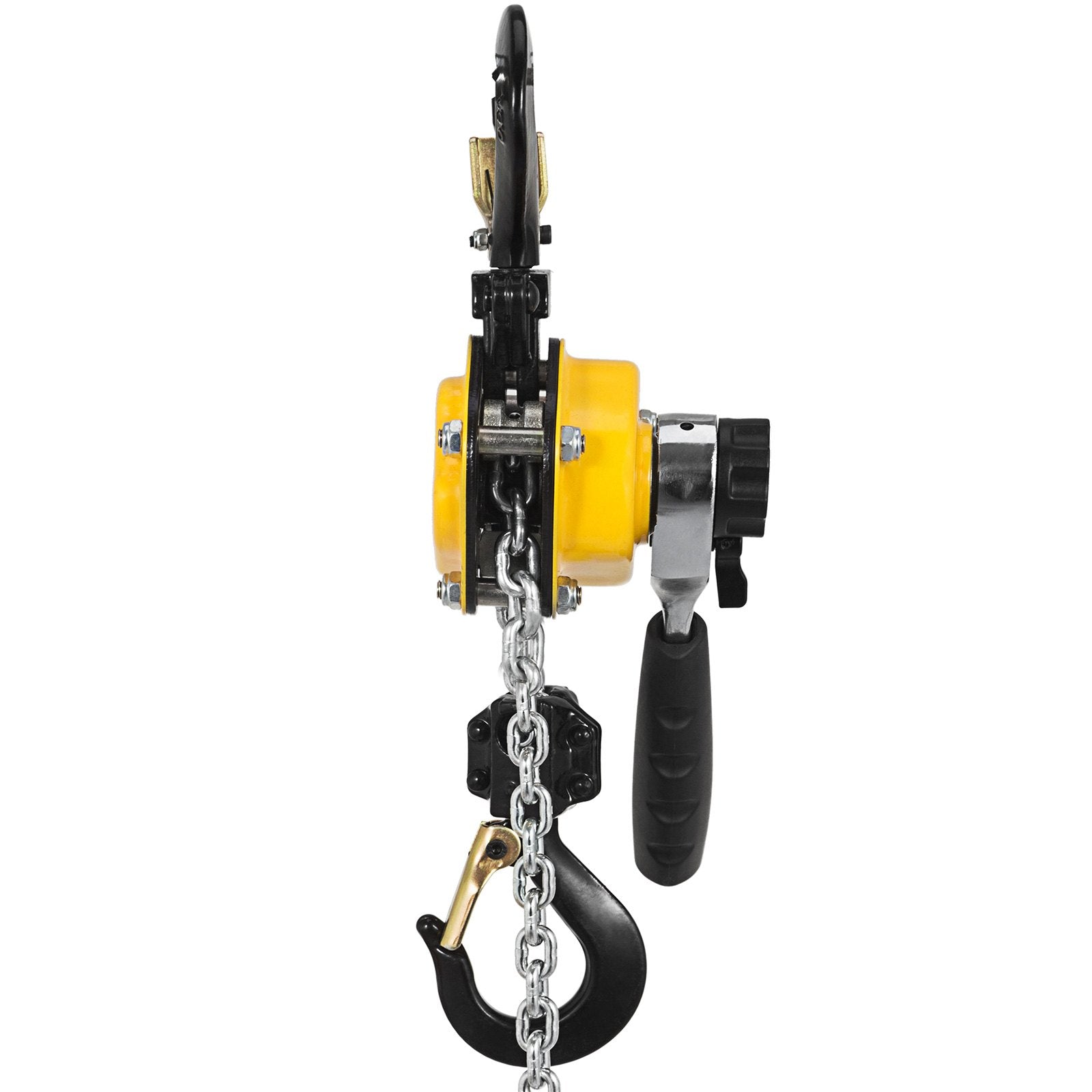 VEVOR 0.5T Lever Block Chain Hoist 3M 10Ft Chain Hoist Alloy Steel G80 Chain Ratchet Lever Hoist with Hook (0.5T 10 Ft) 