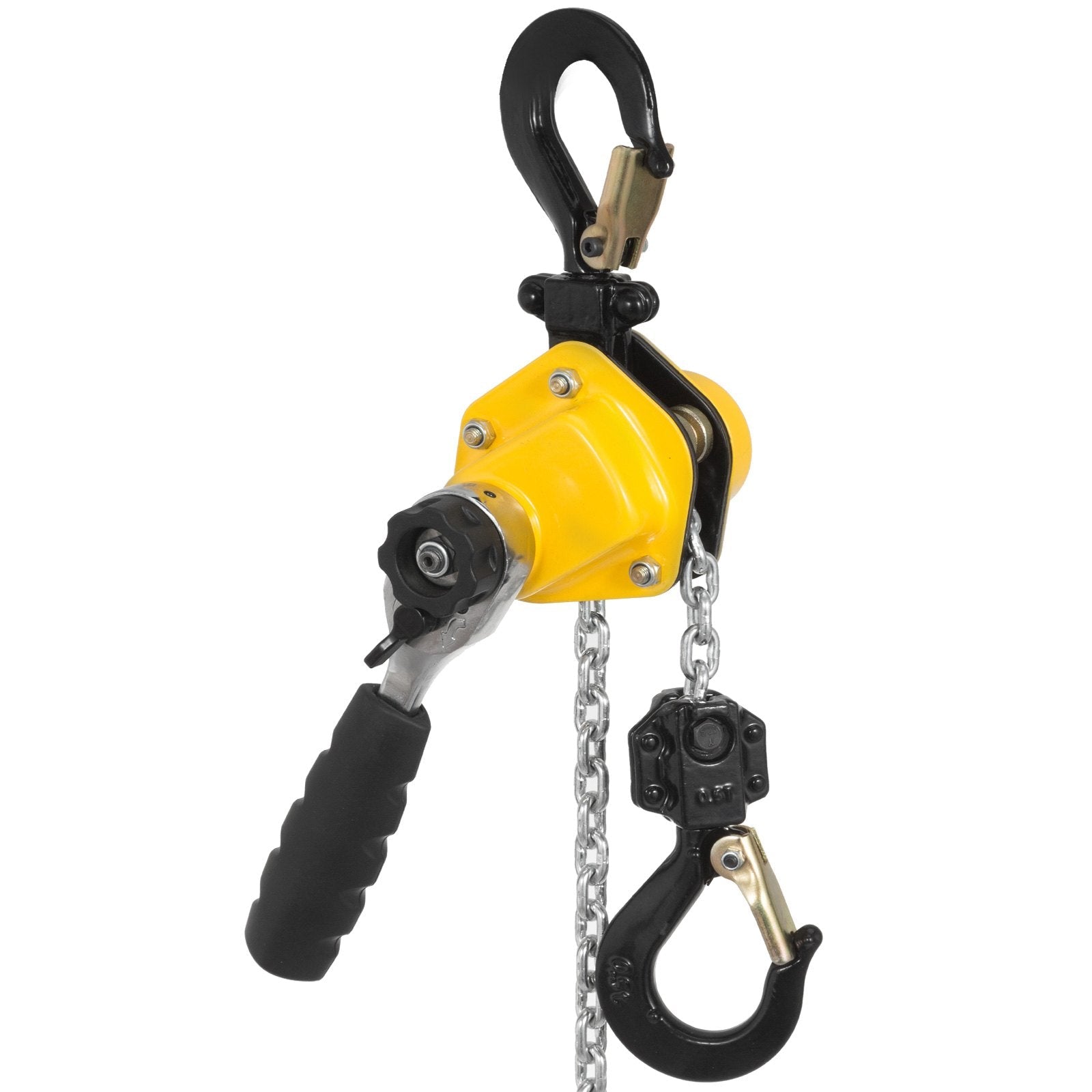 VEVOR 0.5T Lever Block Chain Hoist 3M 10Ft Chain Hoist Alloy Steel G80 Chain Ratchet Lever Hoist with Hook (0.5T 10 Ft) 