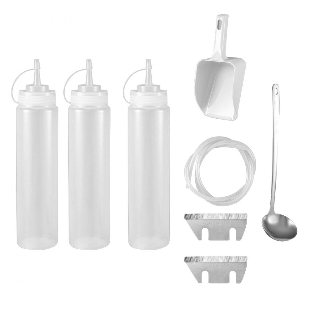 Commercial Snow Cone Machine Ice Shaver Ice Crusher Ice Blender Dual Blades Etl 
