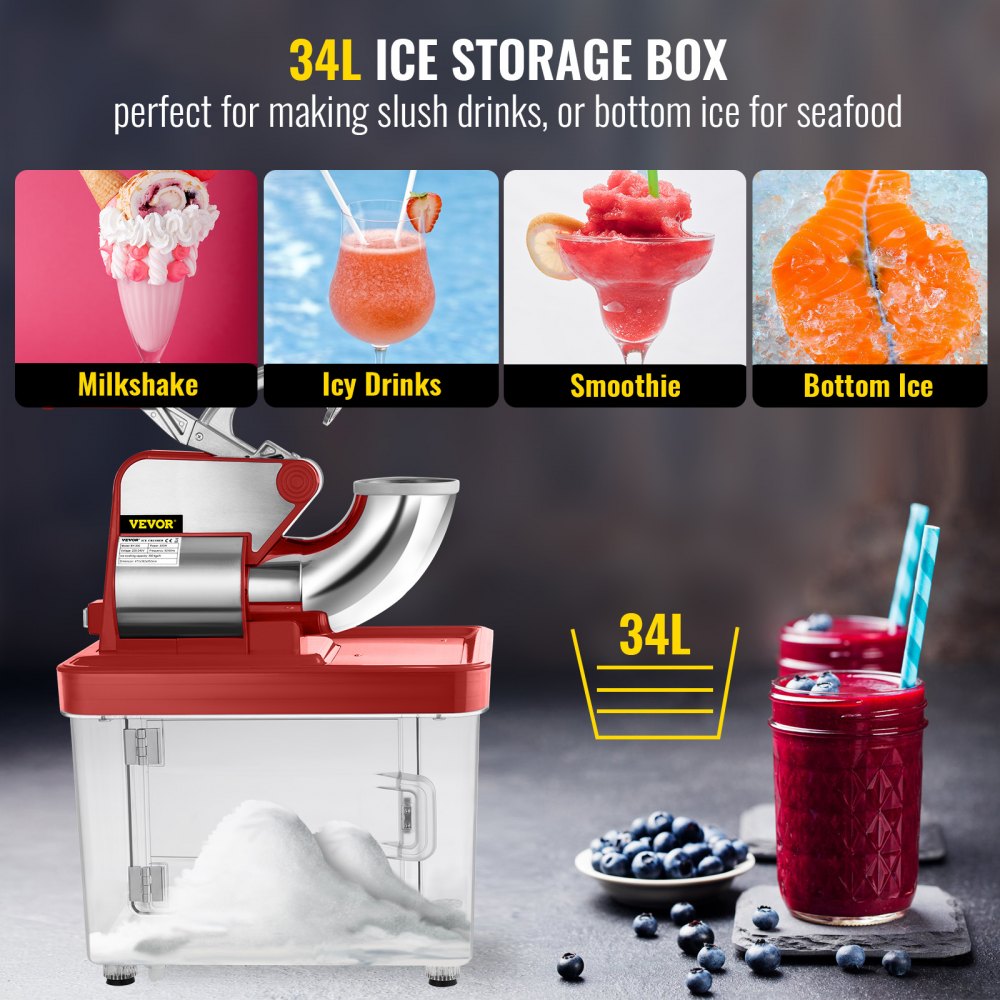Snow Cone Machine Commercial, Snowball Machine Commercial, Red Snow Cone Machine 