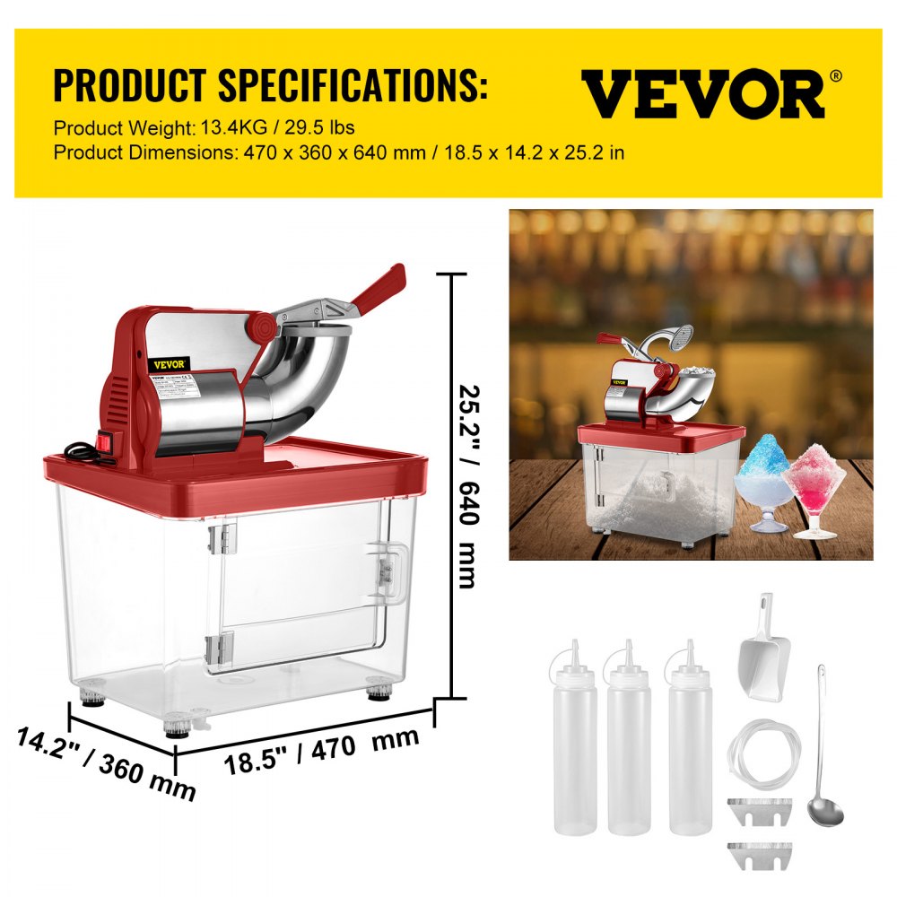 Snow Cone Machine Commercial, Snowball Machine Commercial, Red Snow Cone Machine 
