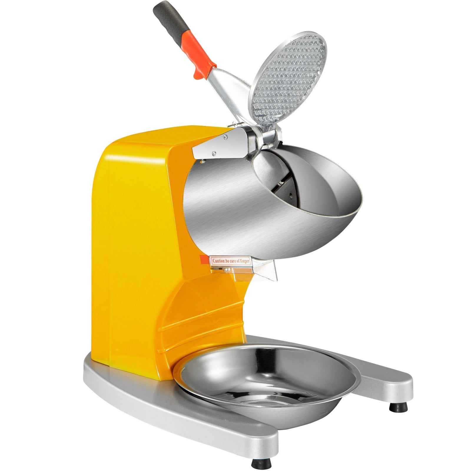 VEVOR Electric Ice Shaver Crusher, 210LBS/H Snow Cone Maker Machine w/ Dual Stainless Steel Blades, 300W 1450 RPM Shaved Ice Machine w/ Ice Plate & Additional Blade, for Home and Commercial Use, 110V 