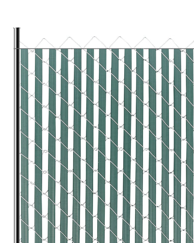 VEVOR Chain Link Fence Privacy Slats Double-Wall for 4' High Fence Bottom Lock 