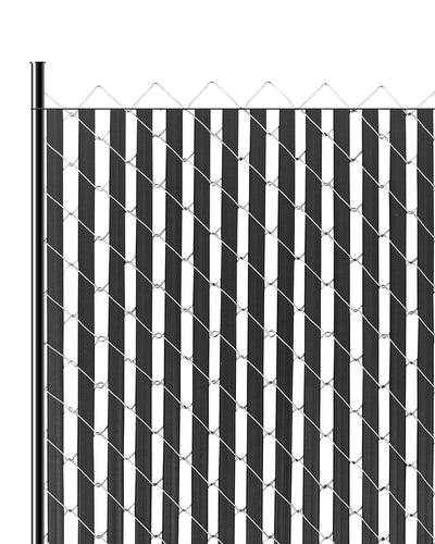 VEVOR Chain Link Fence Privacy Slats Double-Wall for 6' High Fence Bottom Lock 