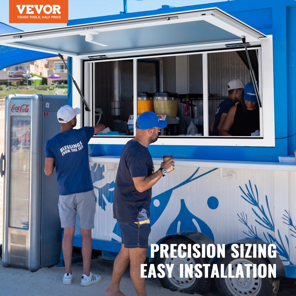 VEVOR 36"L x 24"W Concession Stand Serving Window Food Truck Service Awning 