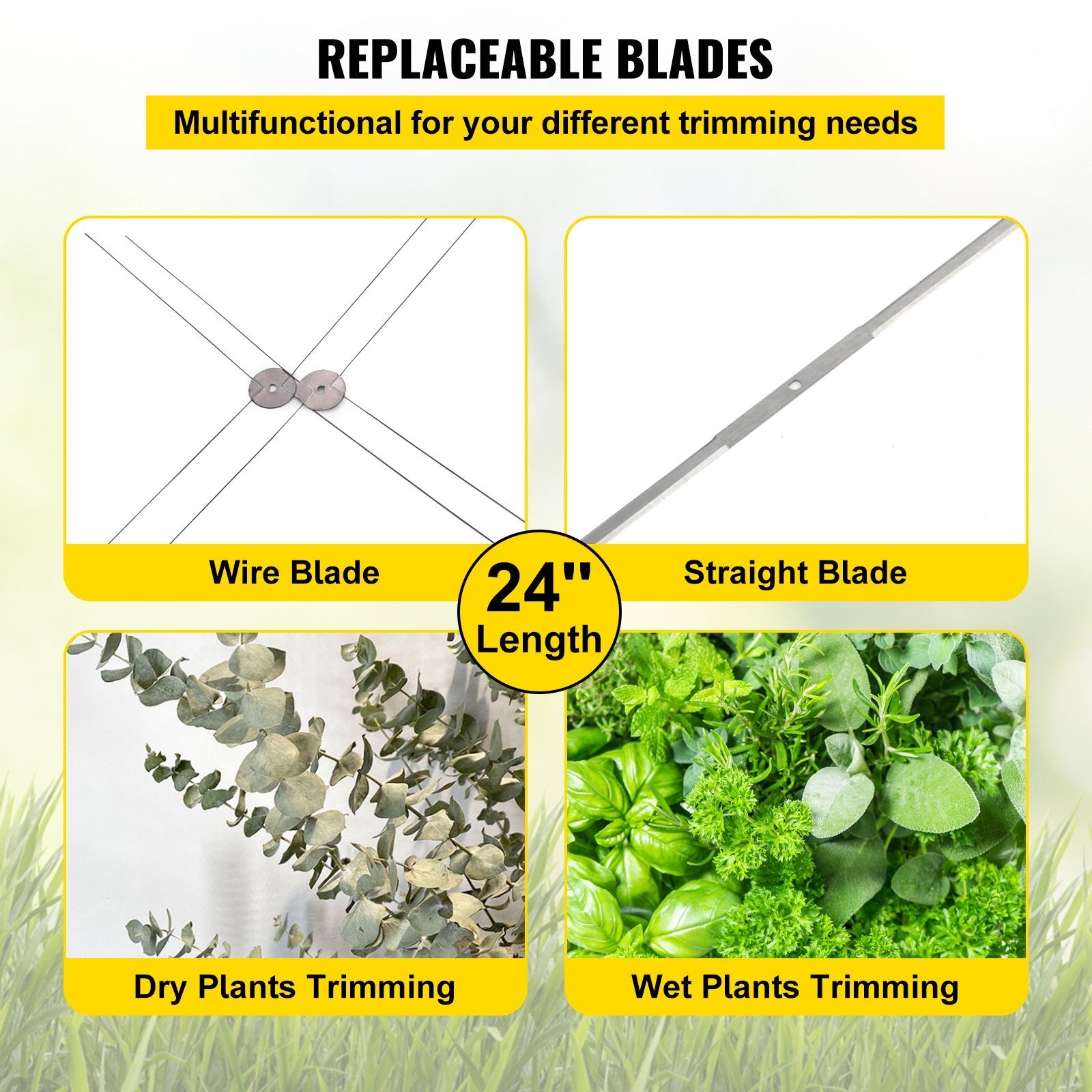 VEVOR Bowl Trimmer, 24 Inch Leaf Bowl Trimmer, Electric Hydroponic Pro Bowl Trimmer, Electric Leaf Bud Trim Reaper Cutter, Silver Twisted Spin Cut for Plants Buds and Flowers with Upgraded Gears 