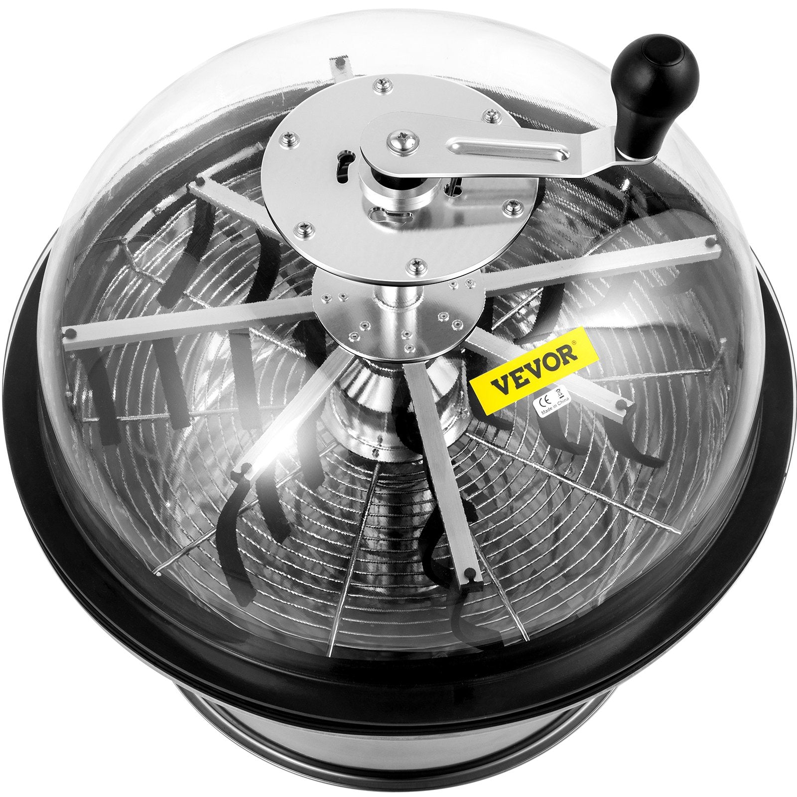 VEVOR Bowl Trimmer, 24 Inch Leaf Bowl Trimmer, Electric Hydroponic Pro Bowl Trimmer, Electric Leaf Bud Trim Reaper Cutter, Silver Twisted Spin Cut for Plants Buds and Flowers with Upgraded Gears 