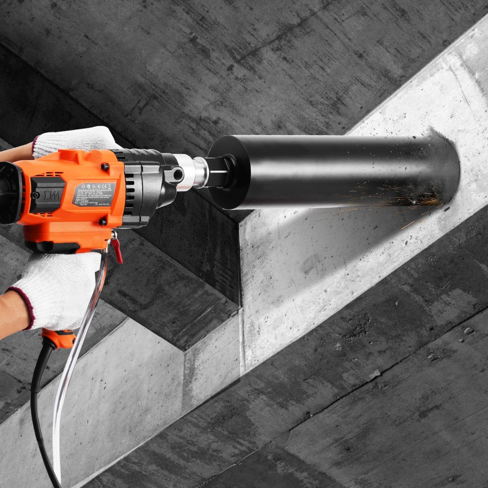 VEVOR Core Drill Machine 0.8-6.3in Dia 2000W Handheld Core Drill Rig for Mixing 