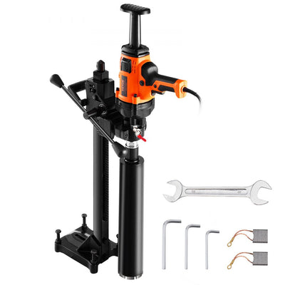 VEVOR Core Drill Machine 0.8-6.3in Dia 2000W Handheld and Stand Core Drill Rig 