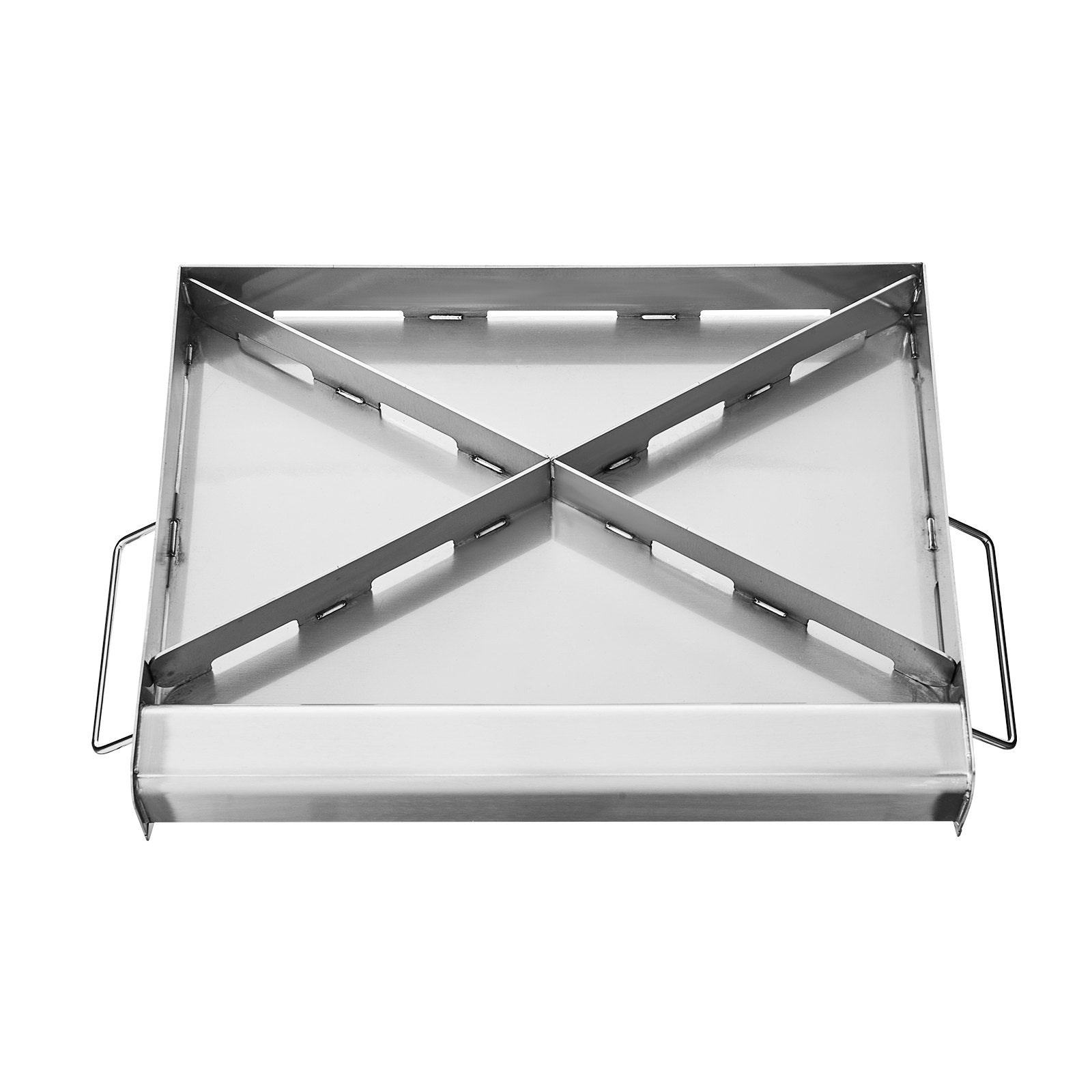 VEVOR 17x13 in Flat Top Griddle Stainless Steel Universal BBQ Grill Pan Cookware 