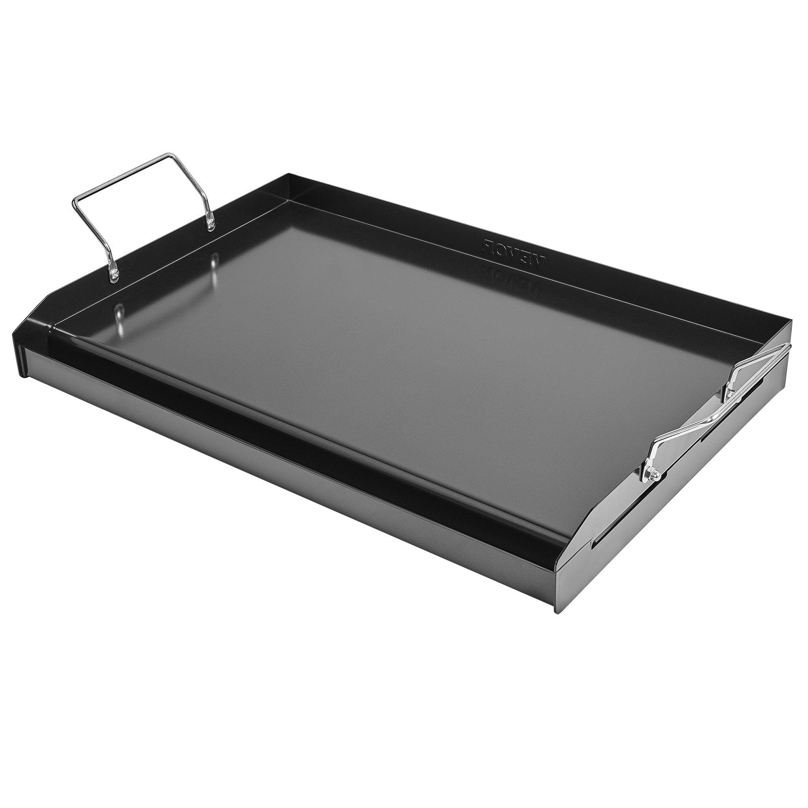 VEVOR 24x16 in Flat Top Griddle Carbon Steel Universal BBQ Grill Pan Cookware 