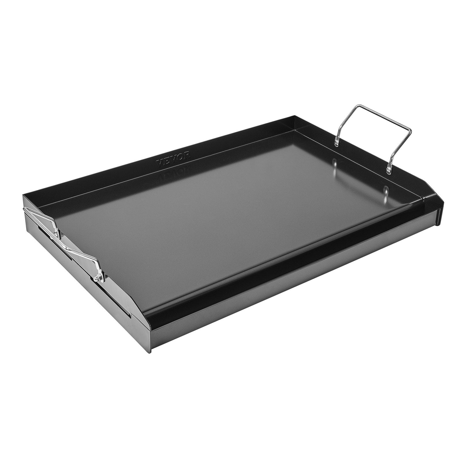 VEVOR 24x16 in Flat Top Griddle Carbon Steel Universal BBQ Grill Pan Cookware 