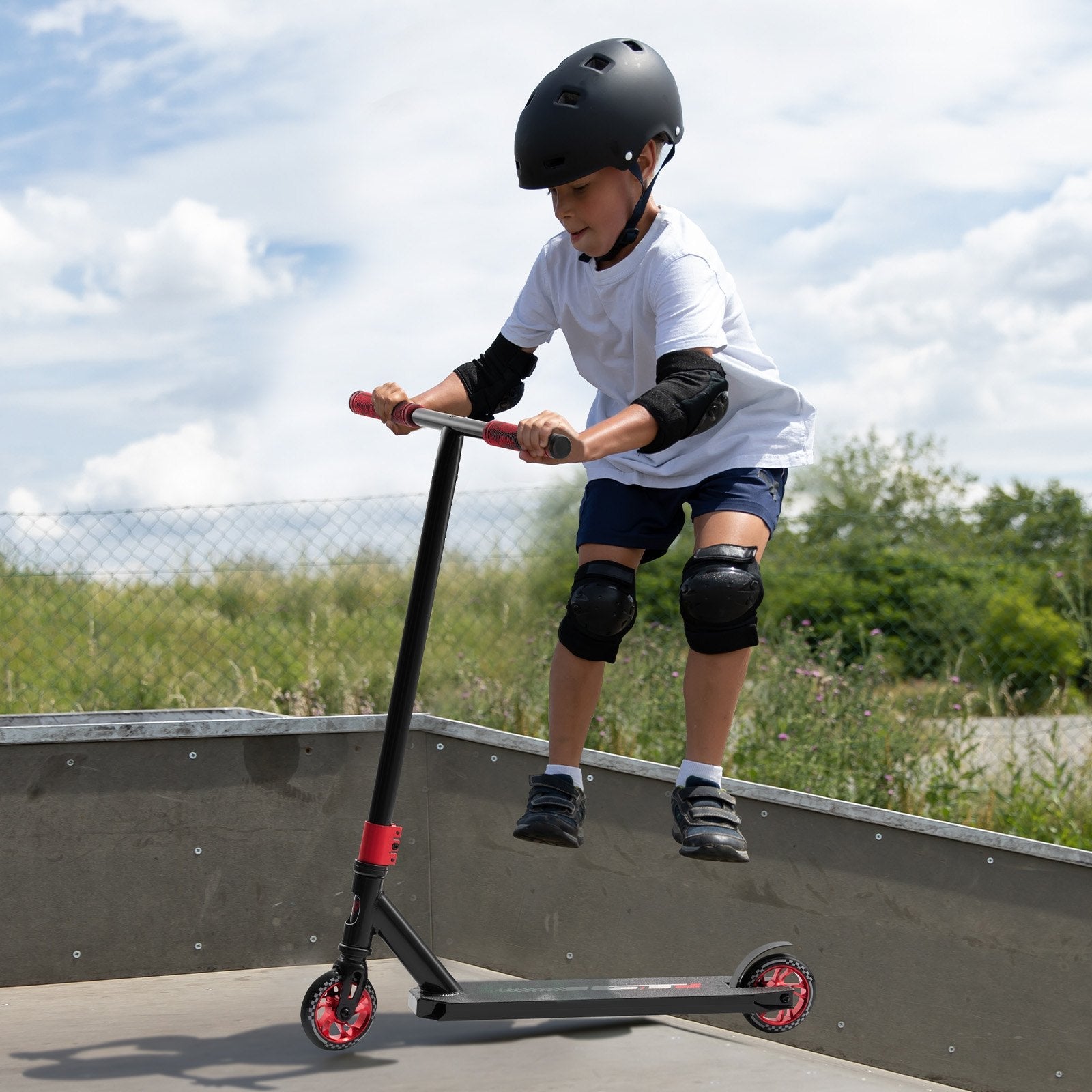 VEVOR Stunt Scooter Street Trick Scooters for Kids Adults Double Layer Deck 