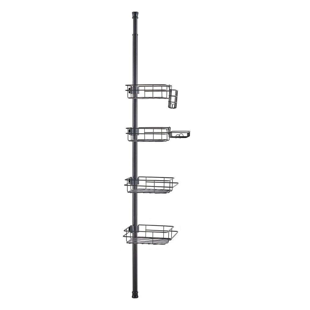 VEVOR 42" to 114" High Shower Corner Caddy Tension Pole Rust-Proof Tension Pole 