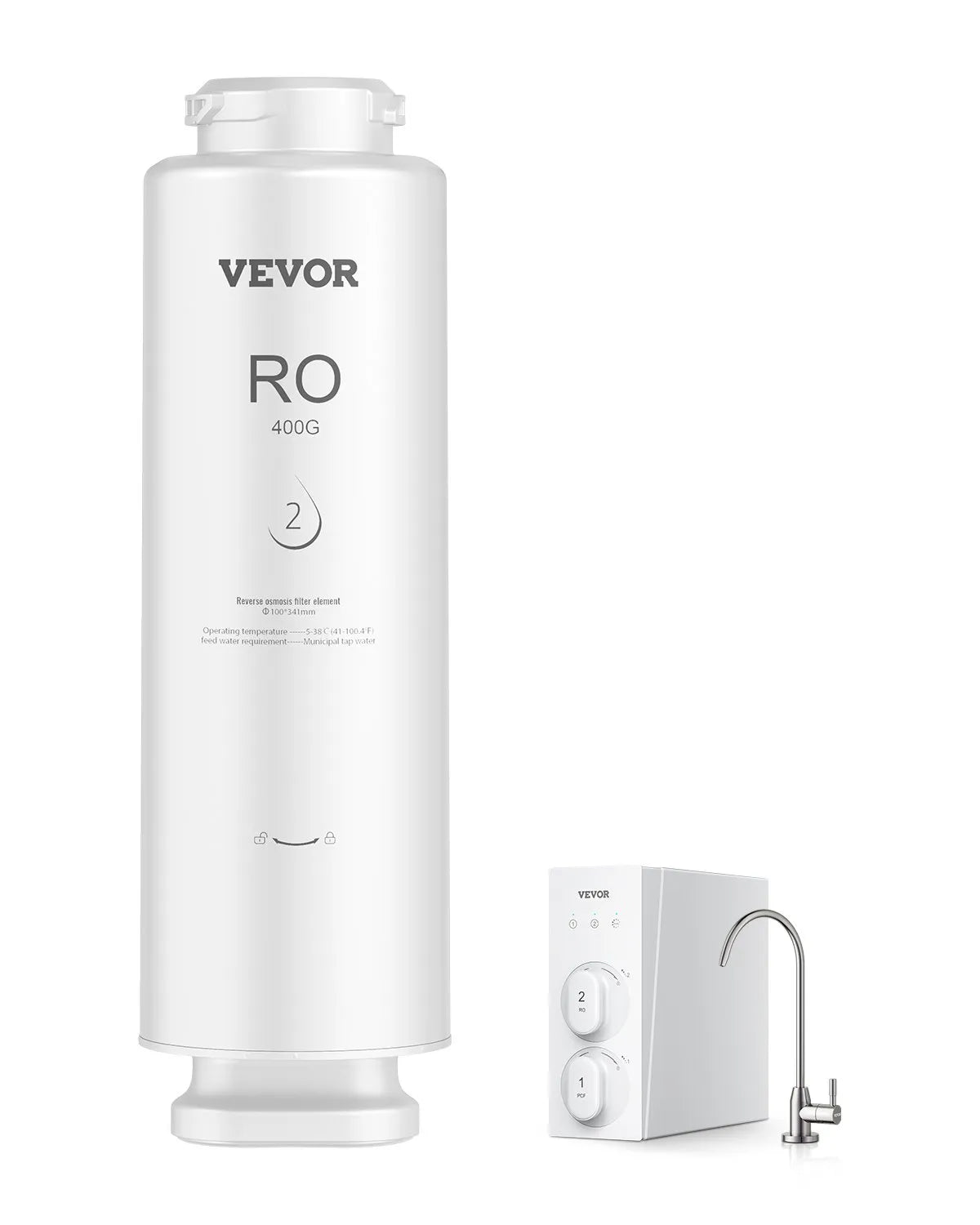 VEVOR Reverse Osmosis System Replacement for SS-001 Under Sink Water Filter